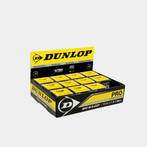 boite de 12 balles de squash Dunlop Pro