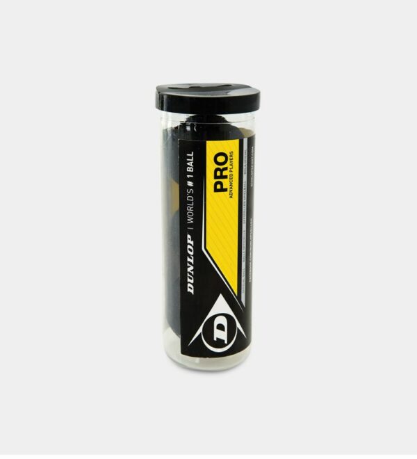 Tube de 3 balles de squash Dunlop Pro