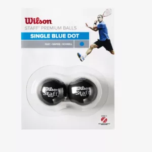 Balle de squash Wilson un point bleu